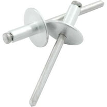 Allstar Performance ALL18149 Rivet - 5/8 in Head - 3/16 in Mandrel - 1/8-1/4 in Grip Range - Natural Aluminum - Set of 250