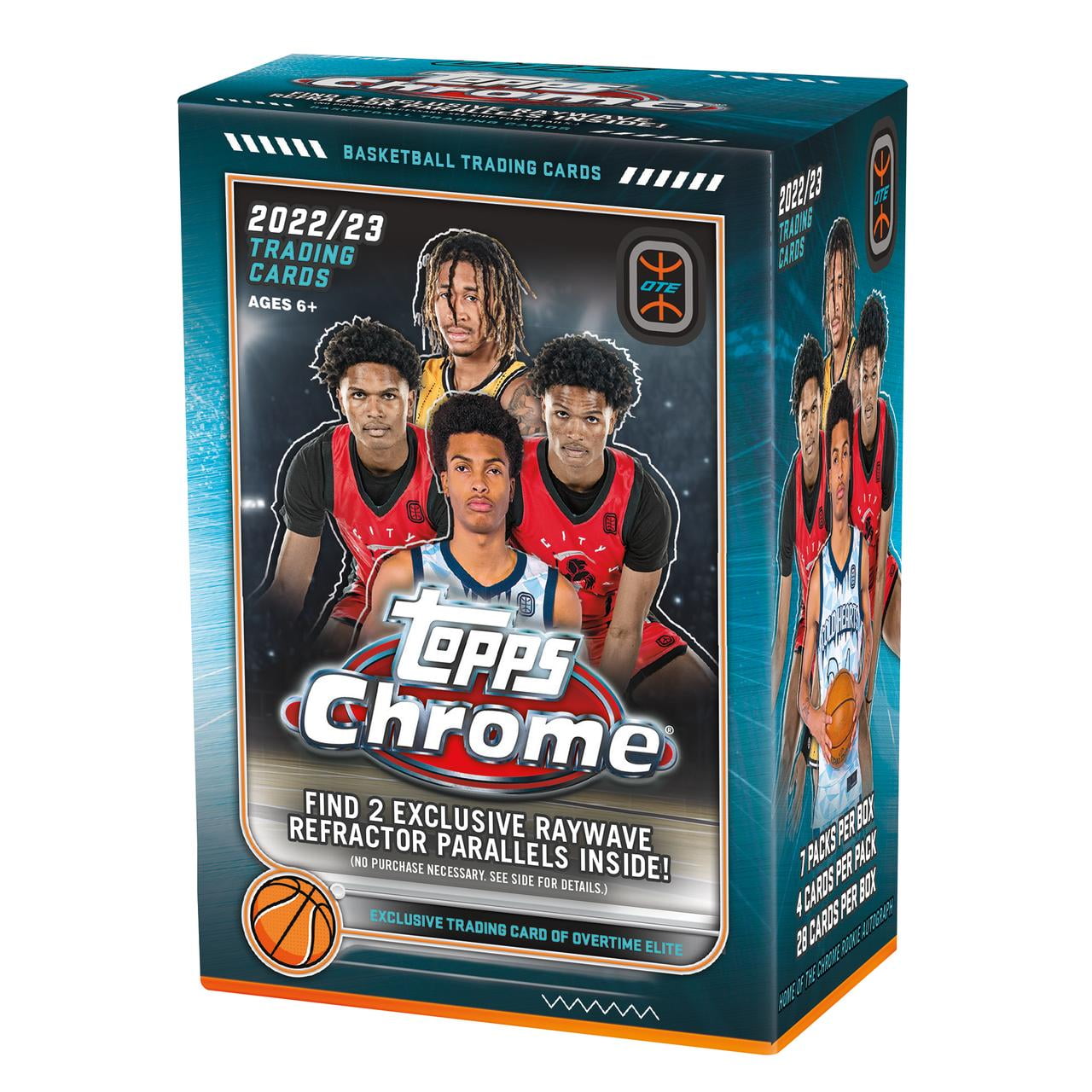 202223 Topps Chrome Overtime Elite Basketball Factory Sealed Value Box