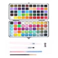 thumbnail image 3 of Water Color Paint Set, Watercolor Paints Pack Perfect Gift Wide Applicability Safe To Use Lightweight  For Children For Art Class, 3 of 8