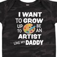 thumbnail image 4 of Inktastic I Want to Grow Up to Be an Artist Like My Daddy Boys or Girls Baby Bodysuit, 4 of 5