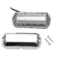 thumbnail image 2 of Riwesomey Universal 12V led 27 LED marino de acero inoxidable bajo el agua pontón impermeable barco travesaño luz blanca Bombillas para automóviles, 2 of 6