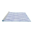 thumbnail image 2 of Ahgly Company Machine Washable Indoor Rectangle Solid Blue Modern Area Rugs, 7' x 9', 2 of 4