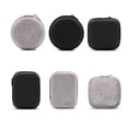 thumbnail image 4 of Bolsa de almacenamiento de auriculares inalámbricos Estuche de transporte portátil Auriculares compatibles con Bluetooth Organizador de cables Almacenamiento y organización del hogar rectángulo gris Bearachild HA067636-05, 4 of 6