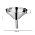 thumbnail image 2 of Oubit Stainless Steel Funnel,Stainless Steel Funnel Kitchen Oil Liquid Funnel Household Kitchen Tools Best in its Class, 2 of 9