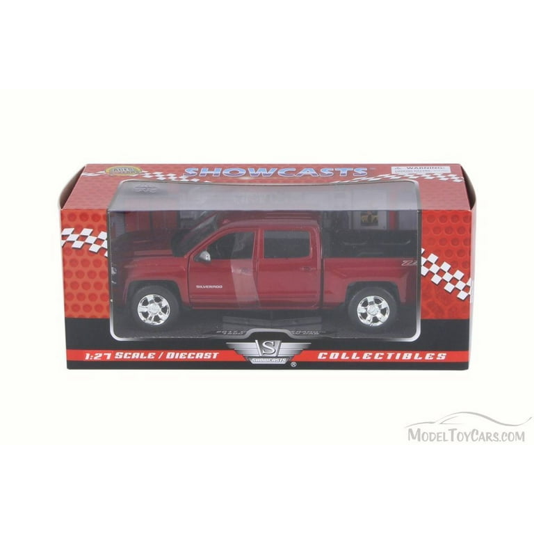 2017 Chevy Silverado 1500 LT Z71 Crew Cab Truck Red Motor Max 79348R 1 27 Scale Diecast Model Toy Car
