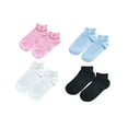 thumbnail image 5 of tittimitti 98% ORGANIC COTTON Kid's Ankle Socks (5-pack). Ages 5 Through 12., 5 of 5