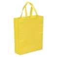 thumbnail image 1 of Unique Bargains 38x30cm Non-Woven Vertical Style Reusable Gift Bag, Yellow 10 Pack, 1 of 5