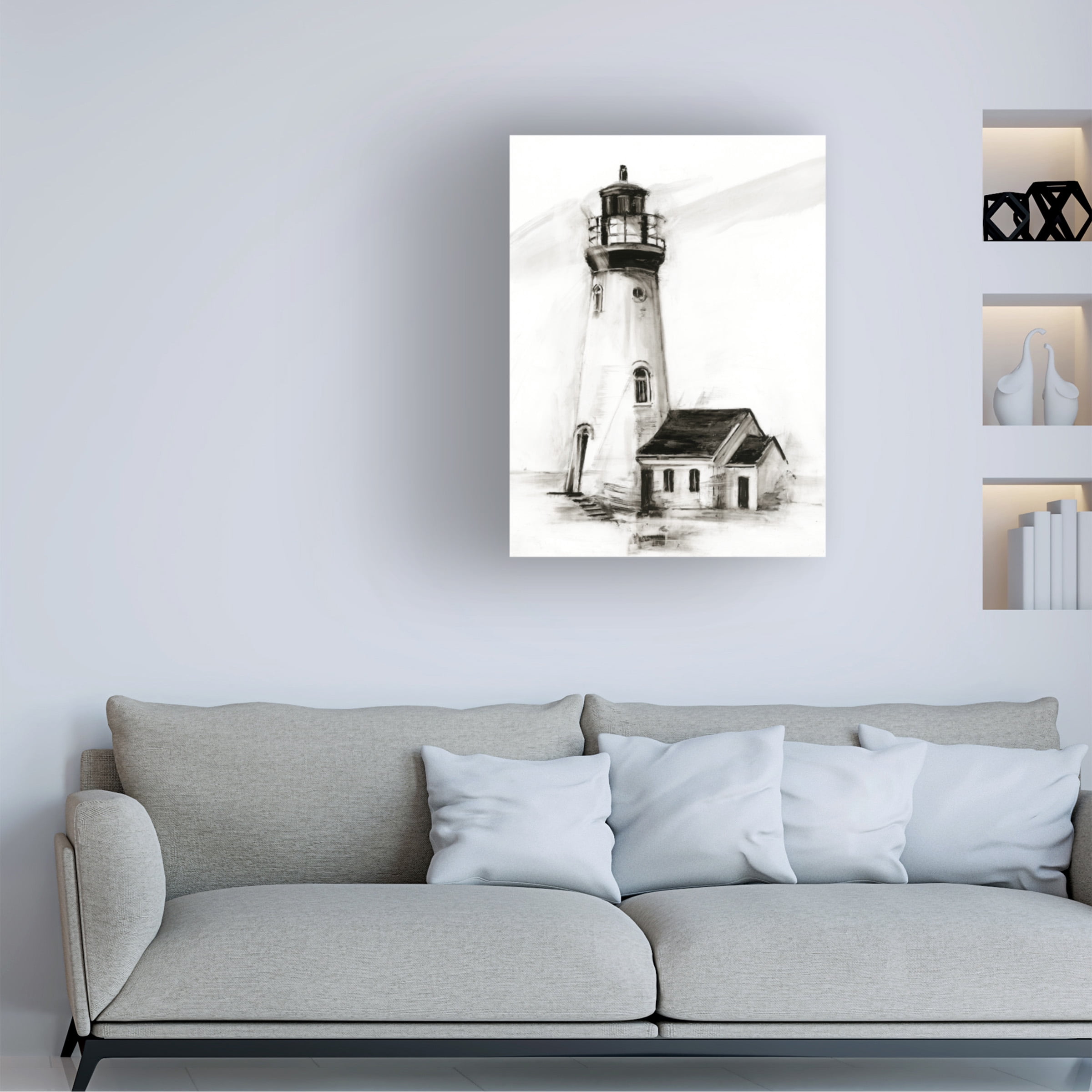 Ethan Harper 'Lighthouse Study I' Canvas Art