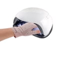 thumbnail image 2 of Unique Bargains Anti-slip Half Finger Manicure Gloves 1 Pair Light Purple, 2 of 6