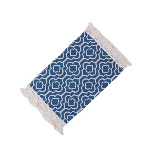 Yhmxh Utensilios de cocina Manteles individuales, servilletas gruesas y de lino con borlas, manteles individuales aislantes, hermosos y prácticos manteles aislantes para la mesa. Muebles para cocina