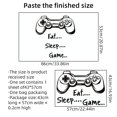 thumbnail image 4 of Adhesivos de pared Eat Sleep Game Cartoon Controller (PVC, 57 x 43 cm), 4 of 4
