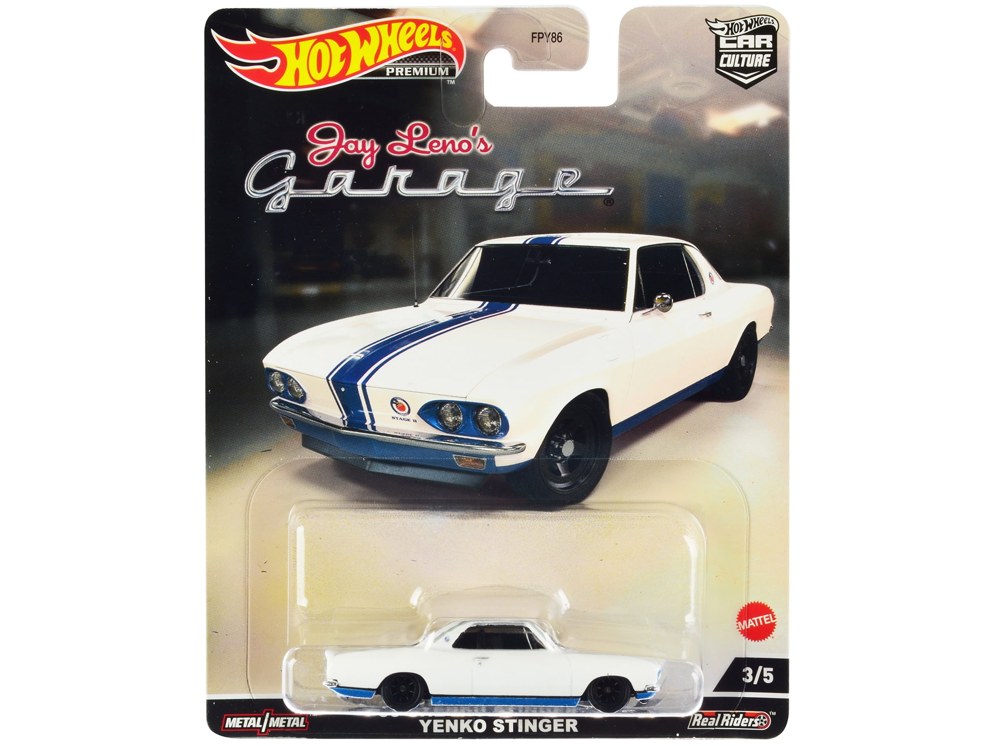 "Jay Leno’s Garage" 5 piece Set "Car Culture" Series Diecast Model Cars by Hot Wheels