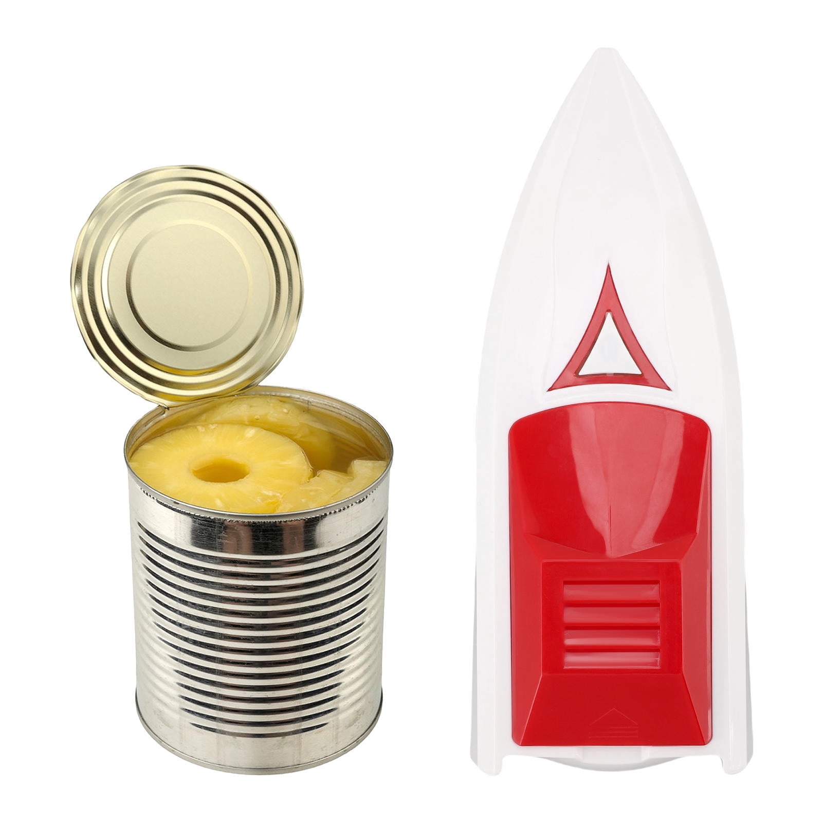 YAHHU Electric Can Opener – Auto Stop, Smooth Edges, Magnetic Lid Capture, Battery Powered, Ideal for Seniors & Outdoor Use