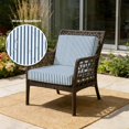 thumbnail image 2 of Outdoor Patio Cushion Covers 4 Pack Minimalist Steel Blue Striped Patio Chair Cushion Covers Modern Art Vertical Line Print Waterproof Outdoor Seat Cushion Covers for Patio Furniture 20"x18", 2 of 9