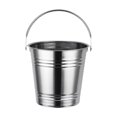 thumbnail image 3 of Cubo de hielo, cubeta de metal para bebidas con asa, cubo multiusos para enfriar bebidas. 26 cm, 3 of 9