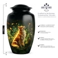 thumbnail image 2 of Dog Mini Funeral Urn For Human Ashes Adults Man And Woman, Green Mini Urn For Male And Female Set Of 4, 1 Large Memorial Urns For Mother, Black Cremation Urns For Adult Men, Combo 10&3 Inch, 2 of 7