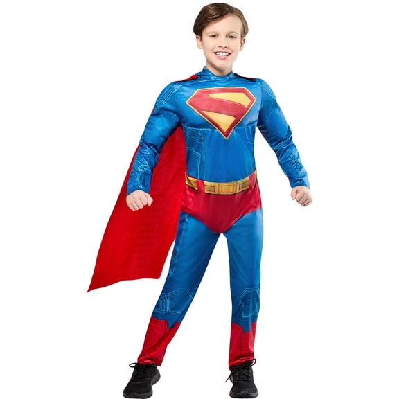 DC Superman Halloween Costume for Children, Boy's Size L (10/12), by Rubies