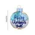 thumbnail image 3 of PuSpu Christmas Tree Hangings 2D Beach Christmas Ornament Christmas Hanging Decoration Indoor, 3 of 6