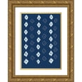 thumbnail image 1 of Lee, Judson 18x24 Gold Ornate Wood Framed with Double Matting Museum Art Print Titled - Textile Diamonds III, 1 of 4