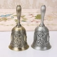 thumbnail image 6 of YOSADIER 2Pcs Handheld Bell for Restaurant Staff 11.8X2.1In with Zinc Alloy, 6 of 8
