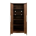 thumbnail image 5 of Kitchen Pantry Cabinet w/2 Doors & 12 Door Shelves, Large Food Cupboard Hutch w/5 Storage Shelves, 5 of 7