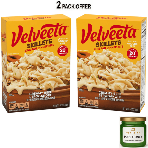 Velveeta Skillets Creamy Beef Stroganoff Pasta Dinner Kit, 11.6 oz