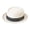 White, variant on Adult Panama Cap Flat Top Hat Vintage Round Cap Magics Show Headwear Masquerade Accessories 1920s Role Play Woolen Hat