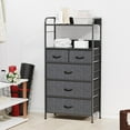 thumbnail image 2 of Commode à 5 Tiroirs, Grande Commode Commode Organisateur avec Tiroir de Rangement en Tissu, 2 of 9