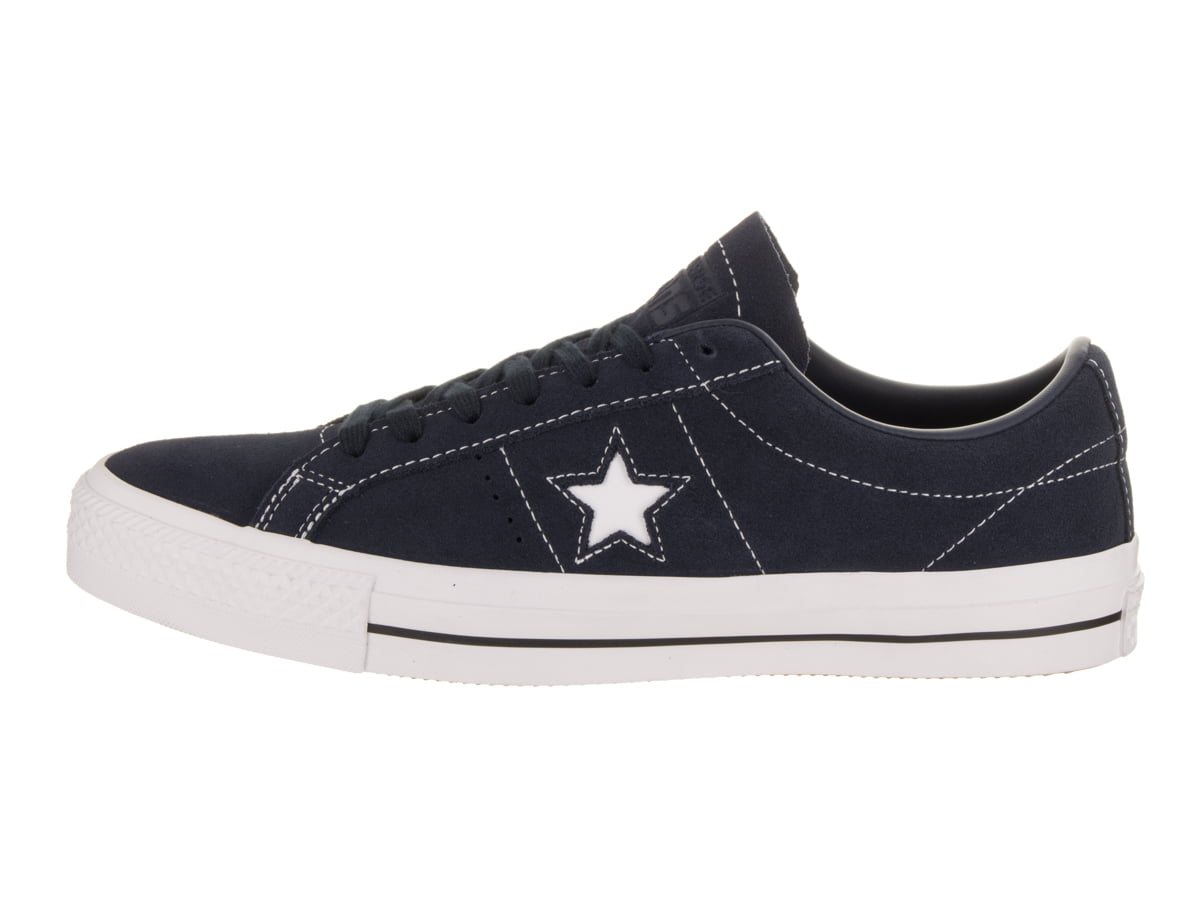 Heerlijk wees onder de indruk voorkomen Converse One Star Pro Ox Navy / White Ankle-High Suede Fashion Sneaker -  11M 9M - Walmart.com
