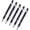 J, variant on 5-Pack Aluminum Stylus Pens with 0.5mm Fine Point for Writing and Touchscreen Use, 10ml Ink Capacity, Metal Body with Soft Tip for Phones and Tablets