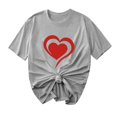 thumbnail image 1 of Camisetas de Manga Corta para Mujeres, Camiseta de Cuello Redondo Impresa de Moda, Primavera Y Verano Casual, 1 of 8