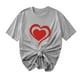 thumbnail image 1 of Camisetas de Manga Corta para Mujeres, Camiseta de Cuello Redondo Impresa de Moda, Primavera Y Verano Casual, 1 of 8