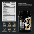 thumbnail image 3 of NutraBio Whey Protein Isolate Powder Supplement – 25g of Protein Per Scoop with Complete Amino Acid Profile - Soy and Gluten Free Protein Powder - Zero Fillers and Non-GMO - Alpine Vanilla - 2 Lbs, 3 of 8