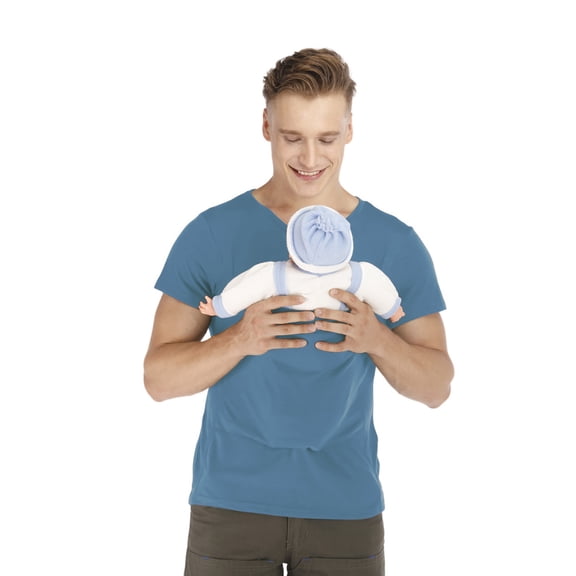 Men T Shirts Kangaroo Shirt for Dad , Mens Kangaroo Carrier Shirt Dad Carrier Shirt V Neck Short Sleeve T-Shirts Tee Shirts Mens