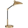 thumbnail image 2 of 360 Lighting Colborne Modern Mid Century Desk Table Lamp 28" Tall Antique Brass Black with USB Charging Port LED for Bedroom Living Room Bedside Kids, 2 of 9