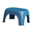 thumbnail image 2 of Taburete de baño, taburete con escalón, antideslizante, estable, portátil, taburete para pies, para lavandería, garaje, niños, adultos, hogar, sala de azul Macarena Taburetes, 2 of 8