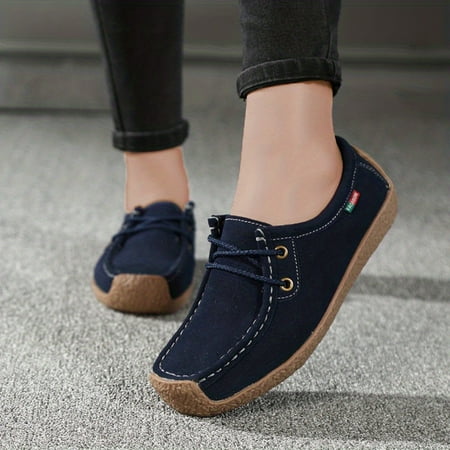 

YANGCYY Comfortable Women‘s Casual Micro Suede Flat Loafers Stylish Slip On Low Top Non Slip Flats Comfy Everyday Shoes for Women