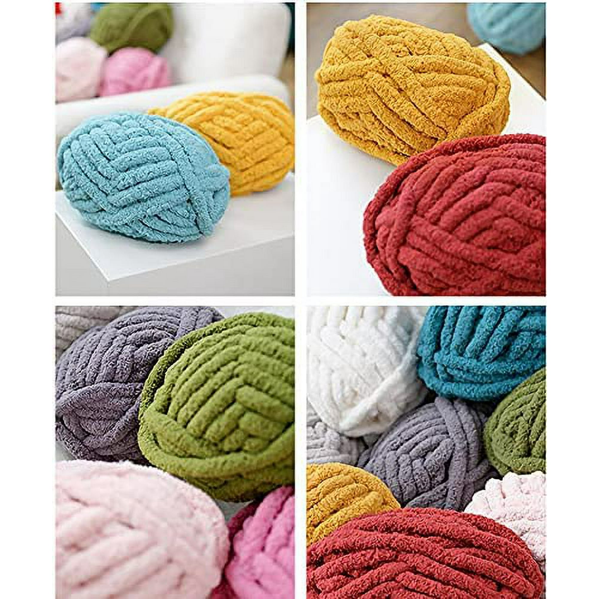 Chenille big blanket yarn sale