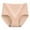 Beige, variant on Alkepwun Teen Girls Period Underwear Menstrual Period Panties High Waist Leak-Proof Cotton Protective Briefs on Clearance