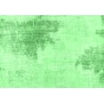 thumbnail image 1 of Ahgly Company Indoor Rectangle Solid Emerald Green Modern Area Rugs, 5' x 7', 1 of 4