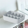 thumbnail image 4 of White Plastic Storage Bins For Pantry Organization With Four Handles, 4 of 6