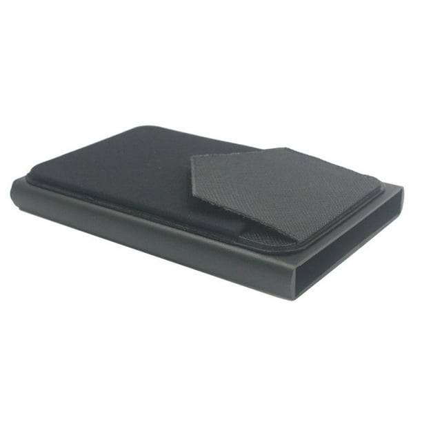 Fiudx Tarjetero Rfid de Aluminio, Tarjetero Antirrobo, Diseño Compacto con Múltiples Ranuras, Ligero y Delgado, Accesorio de Bolsillo Resistente, Ideal para Hombres, Tamaño 95 X 65 X 8 Mm.