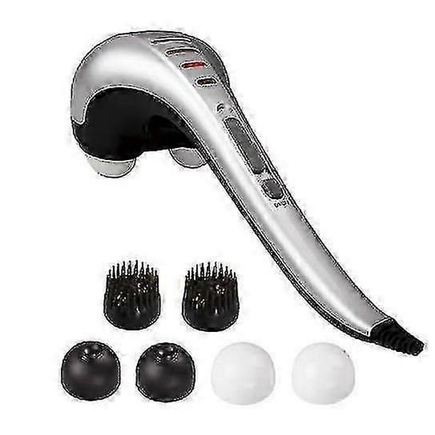 Handheld Neck Back Massager Deep Tissue Percussion Massage Compatible Shoulder, Leg, Foot, Muscles, Electric Double Head Full Body Massagers
