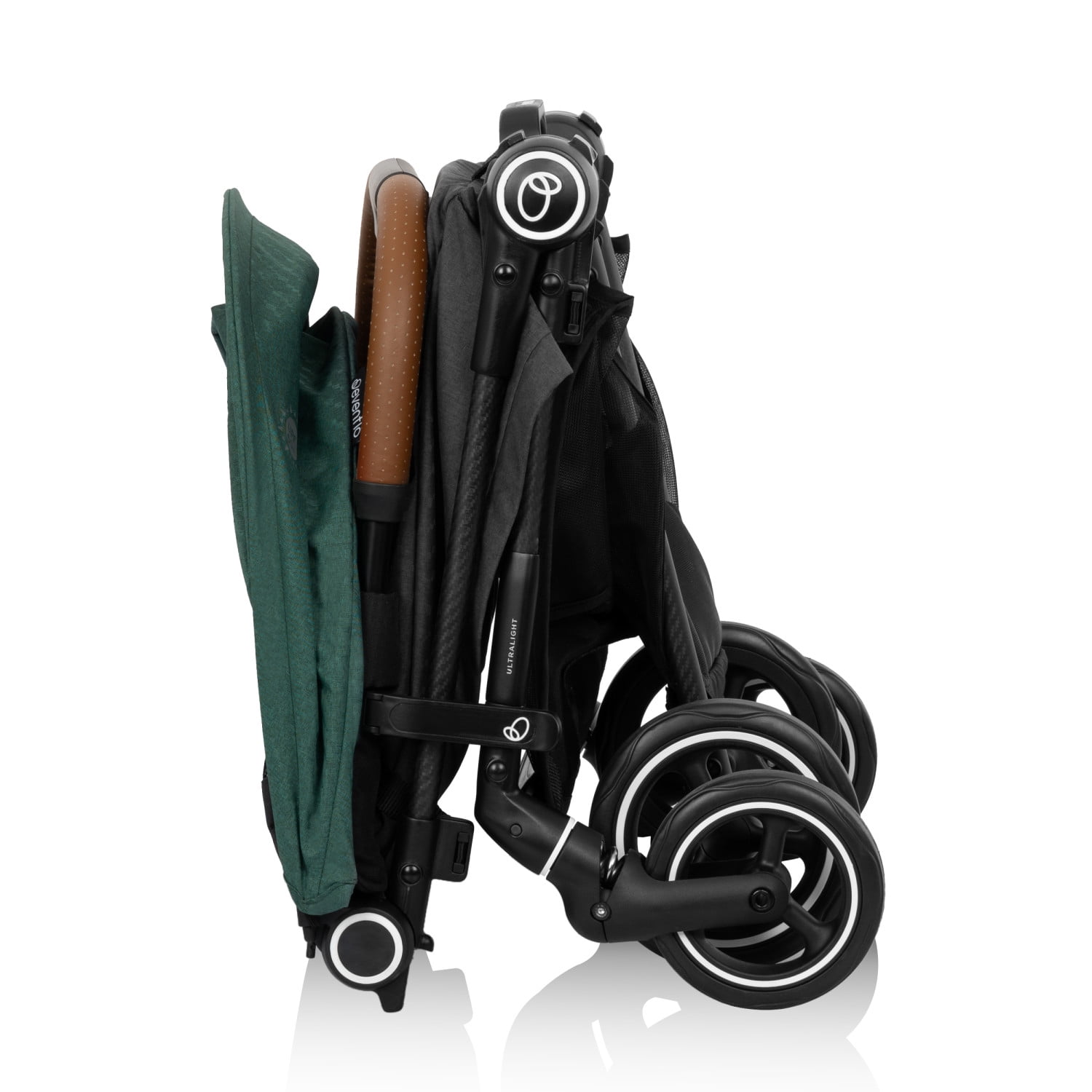 Evenflo Hummingbird Ultra-Lightweight Carbon Fiber Stroller, Caslon Green