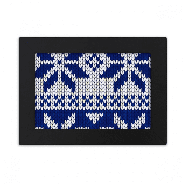 Snowflake Quadrilateral Nordic Illustration Pattern Desktop Photo Frame Ornaments Picture Art Painting