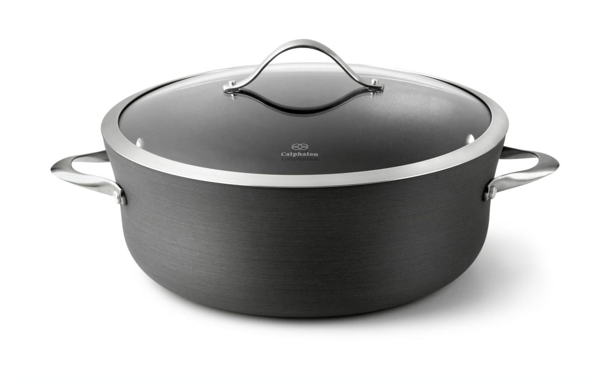 Calphalon Select Hard-Anodized Nonstick 5 QT Dutch Oven with Cover - Shop Dutch  Ovens at H-E-B