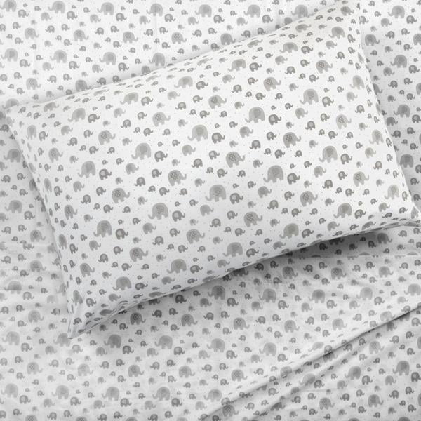 Tadpoles 3 Piece Twin Sheet Set, Grey Elephant - Walmart ...