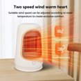 thumbnail image 3 of Space Heater Electric Heater - 1200W Powerful Mini Heater (7.8x5.0x3.4in),Portable & Energy-Saving for office/Home Use,Quiet Operation & Decorative Design,Includes Overheat Protection, 3 of 7