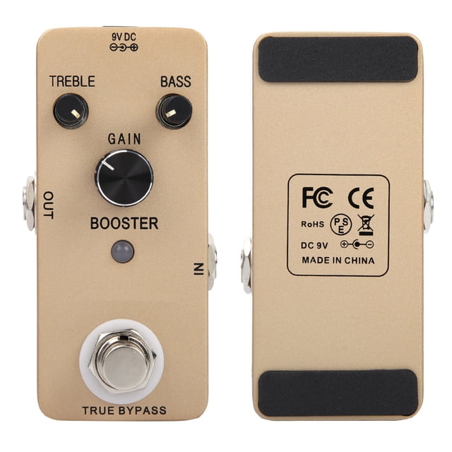 Pedal de efectos de guitarra, buffer eléctrico Guitarra eléctrica True Bypass Pedal de efectos de guitarra Efecto de guitarra Diseño de última generación
