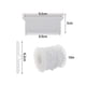 thumbnail image 5 of Slat curtain weight plates 12 PCS slat curtain spare parts 89mm with 10m chain roller blind chain + 6 chain connectors for vertical blind weights slat, 5 of 5